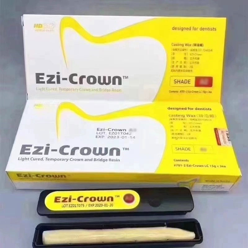 2 Boxes Ezi-Crown LC Temporary Crown and Bridge Resin Temporary Crown and Bridge Material (A1/A2/A3)