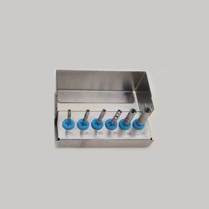 6PCS Extended Trephine Drills Trephine Burs (3mm, 3.5mm, 4mm, 4.5mm, 6mm, 7mm) &amp; Sterilization Box