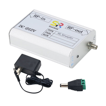 SinnoRally RFamp001 9KHz-3GHz 30dB RF Amplifier EMC Electromagnetic EMI Low Noise RF Preamplifier with 12V Power Adapter