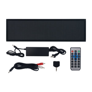 AS1000 2P5 128x32 Dot Professional Full Color RGB Music Spectrum Display with Aluminum Alloy Shell HiFi KTV Rhythm Light