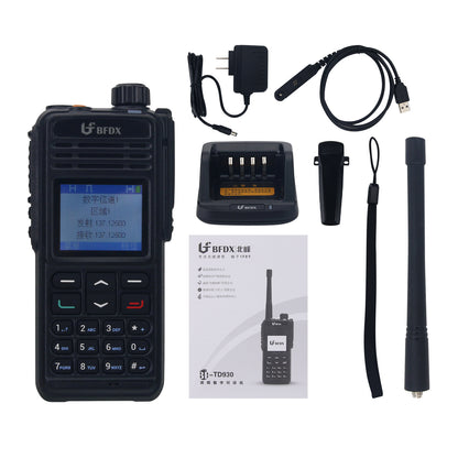 Belfone BFDX BF-TD930 5W PTT Walkie Talkie VHF UHF DMR Radio with Single Frequency Repeater IP68