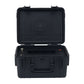 Black Emergency Radio Communication Box with Metal Panel Dedicated for YAESU FTM-150R Radio Station