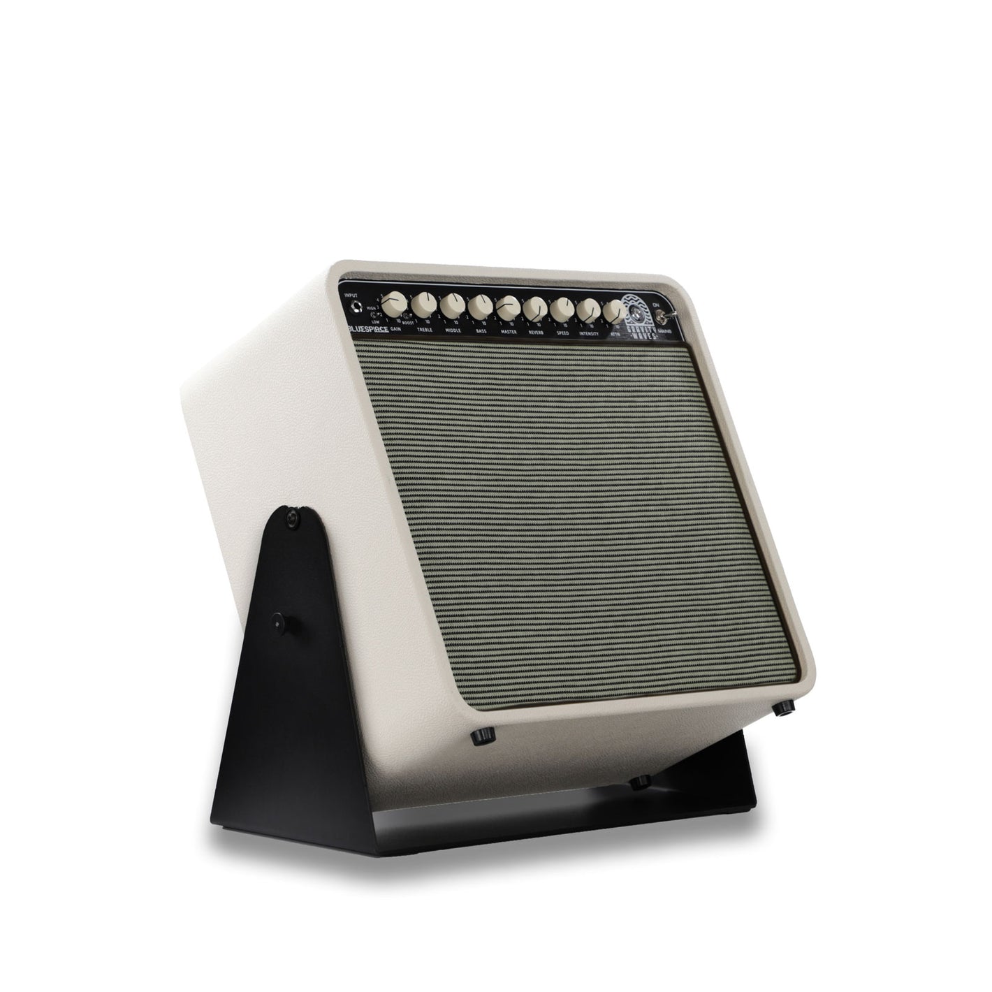 20W Gravity Waves Bluespace White All-Tube Guitar Amplifier Guitar Tube Amp Combo with Stand and Pedal