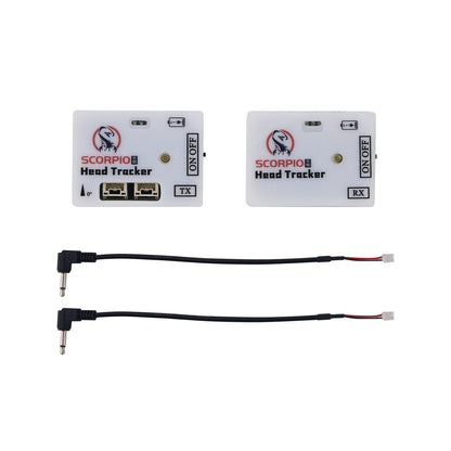 2.4G FPV Head Tracker Module Head Tracking Module TX RX Module with Battery for Fixed Wing Drones