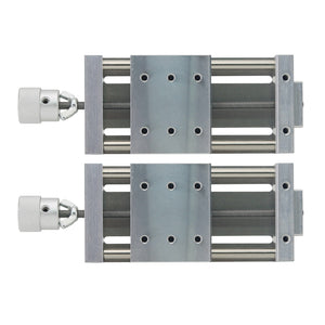 Precision Cross Mini Manual Sliding Table Linear Rail X/Y Axis Platform + B Clamp for Digital Control CNC Processing