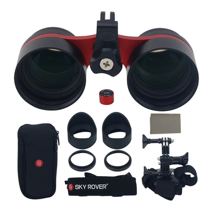 SKY ROVER Head-mounted Version 2x42 Red Constellation Binocular 30°FOV Astronomical Telescope for Meteor Shower Observing