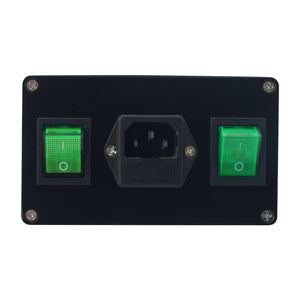 Intelligent Electric Digital Dual PID Controller Dual Display with 5 Pin XLR Male Plug and Power Cable