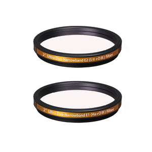 Askar E1+E2 2-inch Ultra Duo-narrowband Filter Set Professional Astrophotography Tool for Deep-sky Imaging