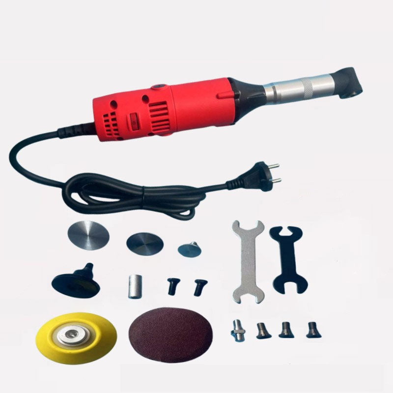 550W 90-Degree Elbow Micro Angle Grinder Grout Cleaner Grinding Machine with Optional Plastic Box