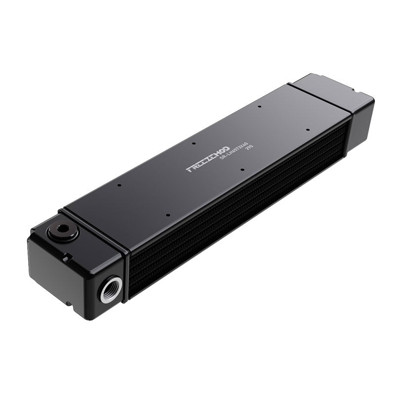 FREEZEMOD SR-LH65T3X40-290 3-Port Aluminum Radiator for Liquid Cooling Module, Comes with 1 Plug