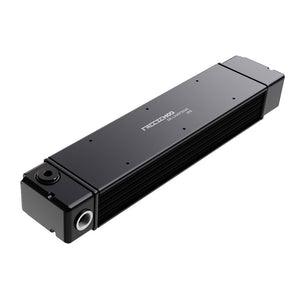 FREEZEMOD SR-LH65T3X40-290 3-Port Aluminum Radiator for Liquid Cooling Module, Comes with 1 Plug