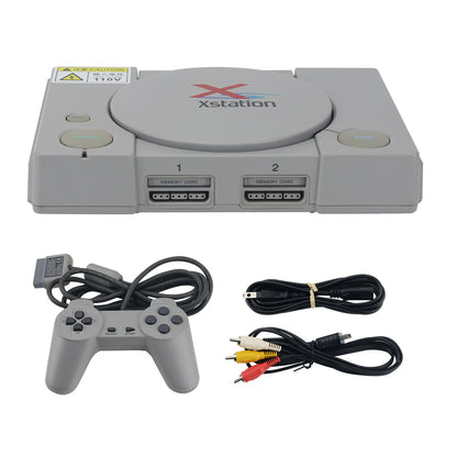 Secondhand for PS1 Game Console + XStation Module + 128G SD Card with Installed Retro Games