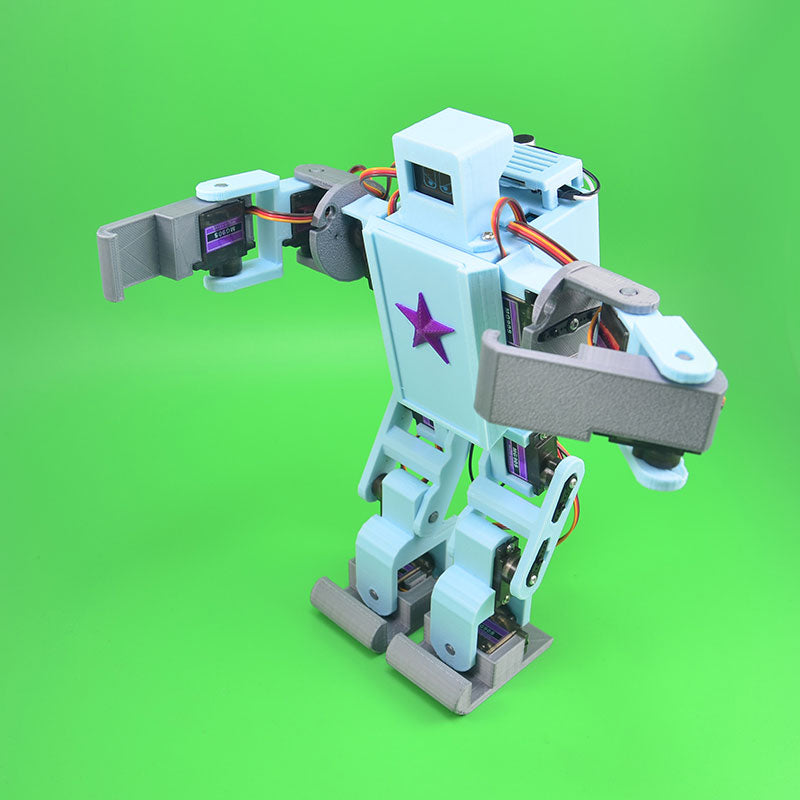 Unassembled Voice Version 12DOF Humanoid Robot Opensource Programmable Robot for Ar-duino Support Voice Control