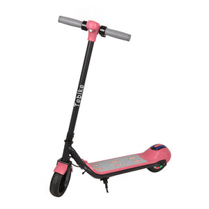 Tebike 14KM/H Kids Electric Scooter 2-Wheeled E-Scooter (Pink) with 6.5" Tires &amp; Bluetooth Speaker