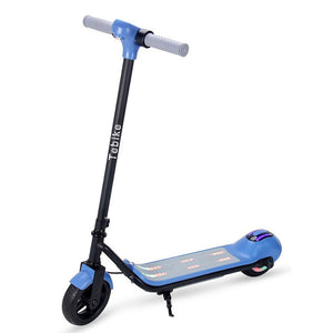 Tebike 14KM/H Kids Electric Scooter 2-Wheeled E-Scooter (Peacock Blue) with 6.5" Tires &amp; Speaker
