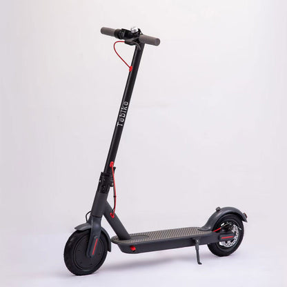 Tebike 350W 30km/h Adult Electric Scooter Foldable E-Scooter (36V 6A Black) with 120kg Load Capacity