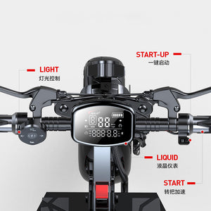 Sealup XLP-Q28 48V 500W 10.0AH 40KM Mini Foldable E-Scooter Adult Electric Scooter with Seat