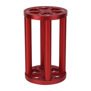 TeSeek MT-1 195mm/7.7" EQ Mount Pier Extension (Red/Silver/Black) for ZWO TC40 CF40 and Tripods with 3/8" Screw