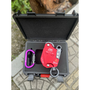 Red SU-7 Electric Descent Device Lift Retarder 10-200KG Load Capacity Electric Lifting Descender for 9-11mm Ropes