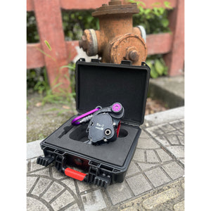 Red SU-7 Electric Descent Device Lift Retarder 10-200KG Load Capacity Electric Lifting Descender for 9-11mm Ropes