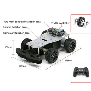 R550 Robot Chassis Robot Car Chassis (Ackerman/Differential Version Comes with Electronic Control)