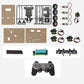 2-Mode Smart Car Kit (Differential + Ackerman Modes) + 3DOF Robot Arm + 51 System Board + Controller