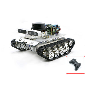 Tracked Vehicle ROS Car Robotic Car w/ Voice Module A1 Customized Radar For Raspberry Pi 4B 4GB