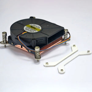 1U 1150/1151/1155/1156/1200 CPU Cooling Fan 2000-5000RPM High Speed 4-Pin PWM CPU Radiator 12V Support Temperature Control