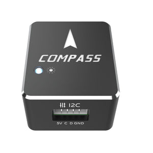 RM3100 I2C Compass Industrial Anti-interference Racing Drone External Compass Support for PX4/Ardupilot Flight Controllers
