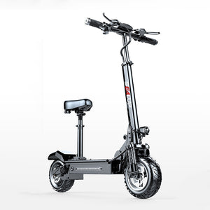 Sealup Q7 48V 500W 40-50km Mini E-Scooter Foldable Off-Road Electric Scooter w/ Color LCD Dashboard