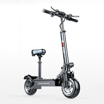 Sealup Q7 48V 500W 40-50km Mini E-Scooter Foldable Off-Road Electric Scooter w/ Color LCD Dashboard