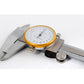 KC125-300 300mm Dial Caliper Gold-Edged Shockproof Vernier Caliper Carbon Steel Measuring Tool