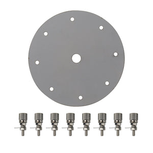 PAC12 GP Antenna Ground Network Plate High Quality Antenna Radial Plate for Vertical/Shortwave Antennas