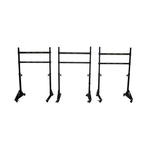 ARTcockpit Triple Monitor Stand Kit Mobile Freestanding Monitor Stand Set For 32–55" Displays