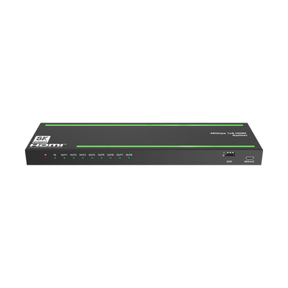 HDC-SPC18 1-IN 8-OUT 8K 1x8 HDMI-compatible Splitter 48Gbps High Performance HDMI-compatible Distributor