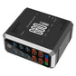 HW186 660W 10-IN-1 USB Charger Station Gallium Nitride Fast Charging Station Built-in Multi-protection System