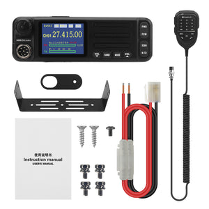 HamGeek 6699-CB Radio 1-30MHz/21-30MHz Mobile Radio Supporting FM/AM/CW/SSB Modes with Microphone