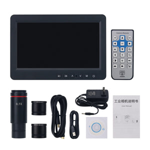 HAYEAR 26MP HDMI USB Industrial Microscope Video Camera With 0.5X Eyepiece Adapter 30MM 30.5MM Ring