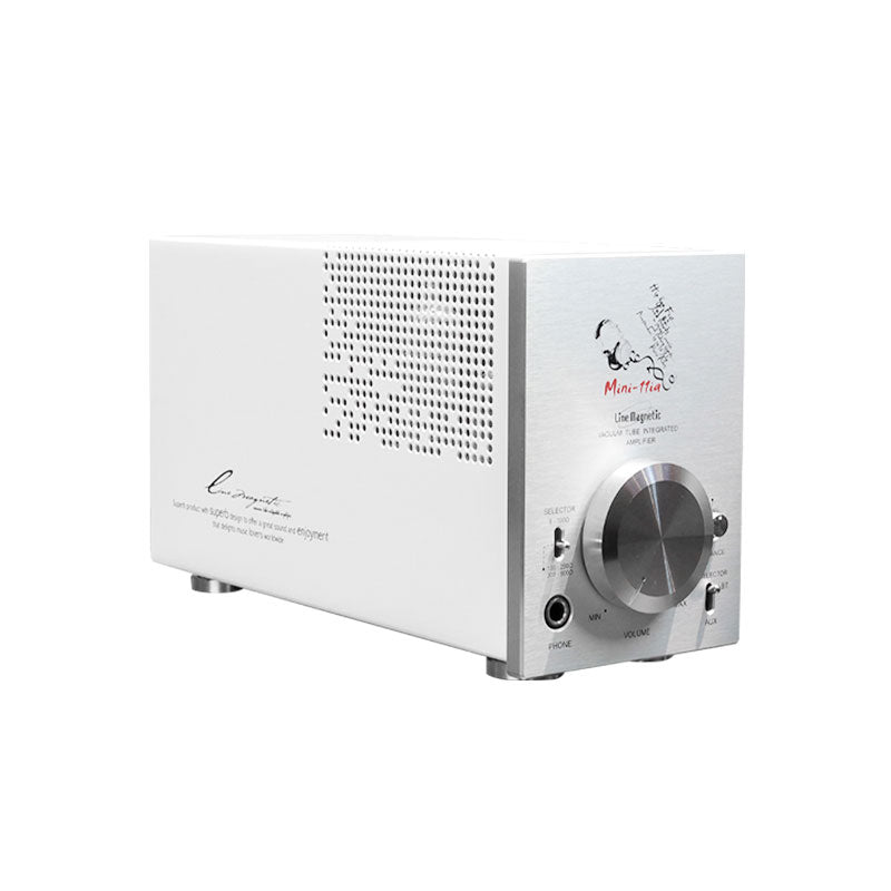 Line Magnetic White LM-MINI11 IA High Impedance Headphone Amplifier 2.5W+2.5W HiFi EL84 Electronic Tube Amplifier