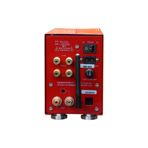 Red LM-MINI11 IA High Impedance Headphone Amplifier 2.5W+2.5W HiFi EL84 Electronic Tube Amplifier