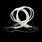 Pair of 2m/6.6ft YYAUDIO Dual RCA Audio Cables, Single Crystal Copper with Silver-Plated Conductors
