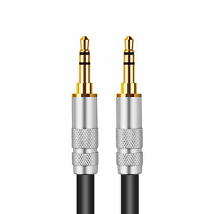 L-4E6S 1m/3.3ft 3.5mm AUX Cable AUX Audio Cable (Male to Male, 2 Straight Connecotrs) for Car, Canare