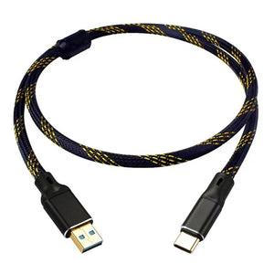 1m/3.3ft USB Audio Cable USB Data Cable with Imported Cable Base for Canare (Type-C to USB Port)