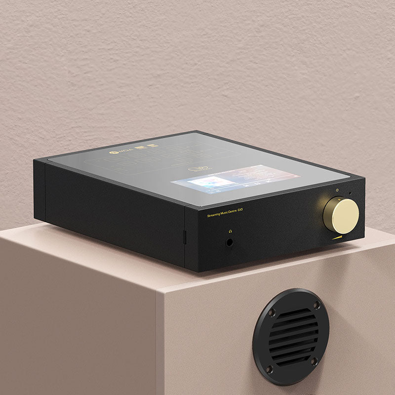 SHANLING EA5 Plus Stream Media Power Amplifier 2x100W High Power Desktop Player Bluetooth4.2 with 4.7-inch IPS Screen