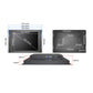 G1009 10-inch Embedded HD Industrial Monitor 1024x768 Hook Mount TFT Display with BNC/VGA/AV/HDMI-compatible Ports