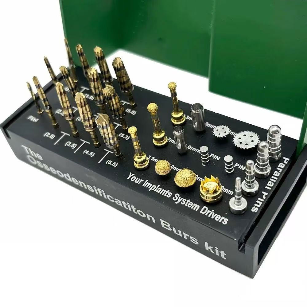 29PCS Dental Osseodensification Burs Kit Universal Bur Kit Surgical Tools for Dental Implant