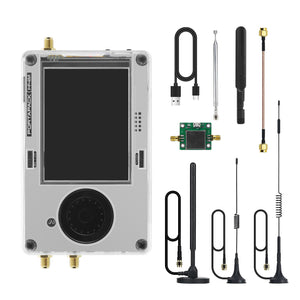 HAMGEEK R10C + H4MS HackRF One R10C V2.0.x SDR Radio MAX2837 and H4MS Portapack (5 Antennas + LNA)