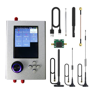 1MHz-6GHz SDR Radio Unassembled HackRF One R9 V2.0.0 + Portapack H2 With 3.2&quot; Screen Antennas
