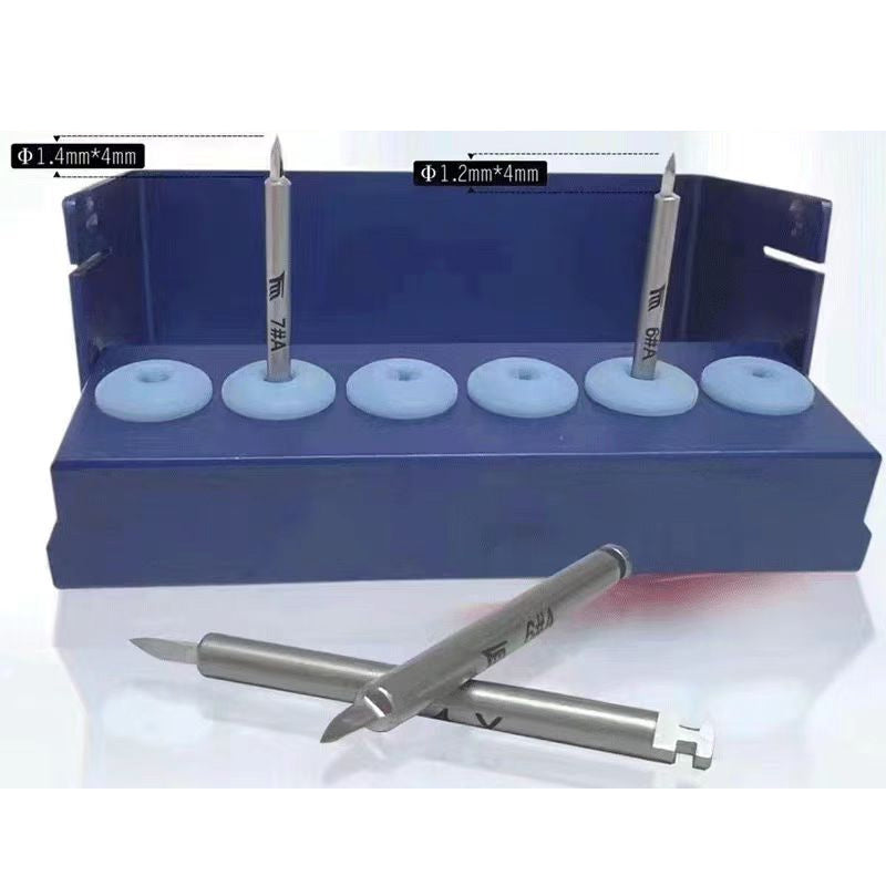 Dental Nutrient Drill GBR Drills (1.2mm + 1.4mm + Sterilization Box) for Implant Bone Augmentation