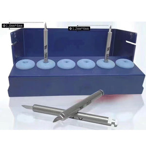 Dental Nutrient Drill GBR Drills (1.2mm + 1.4mm + Sterilization Box) for Implant Bone Augmentation